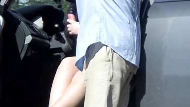 Picnic by the road with a hot beauty - 14 image