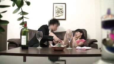 Cuckolding Footage of a Serious Friend A and My Pride and Joy, My Wife, Left Alone to Drink and Chat at Home - 11 image