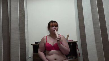 Chubby milf fucks her anal and shakes her big booty in different positions. Anal orgasm and home fetish masturbation. - 2 image