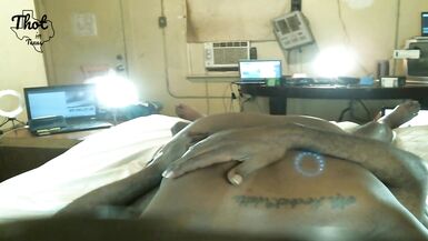 Thot in Texas - Black Ebony BBW On Top Getting Black Dick! - 8 image