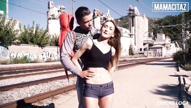 MAMACITAZ - (Alberto Blanco, Kira Parvati) - Sex In Train Station With Skinny Ukrainian Exhibitionist - 2 image