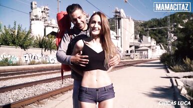 MAMACITAZ - (Alberto Blanco, Kira Parvati) - Sex In Train Station With Skinny Ukrainian Exhibitionist - 3 image