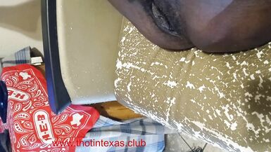Thot in Texas - Ebony BBW Homemade Real Sex Part 26 - 5 image