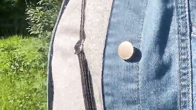 Flashing NATURAL BIG BOOBS AND HAIRY ASS. Flash PUSSY.