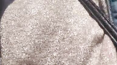 Flashing NATURAL BIG BOOBS AND HAIRY ASS. Flash PUSSY. - 13 image