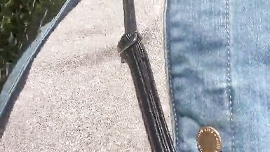 Flashing NATURAL BIG BOOBS AND HAIRY ASS. Flash PUSSY. - 14 image