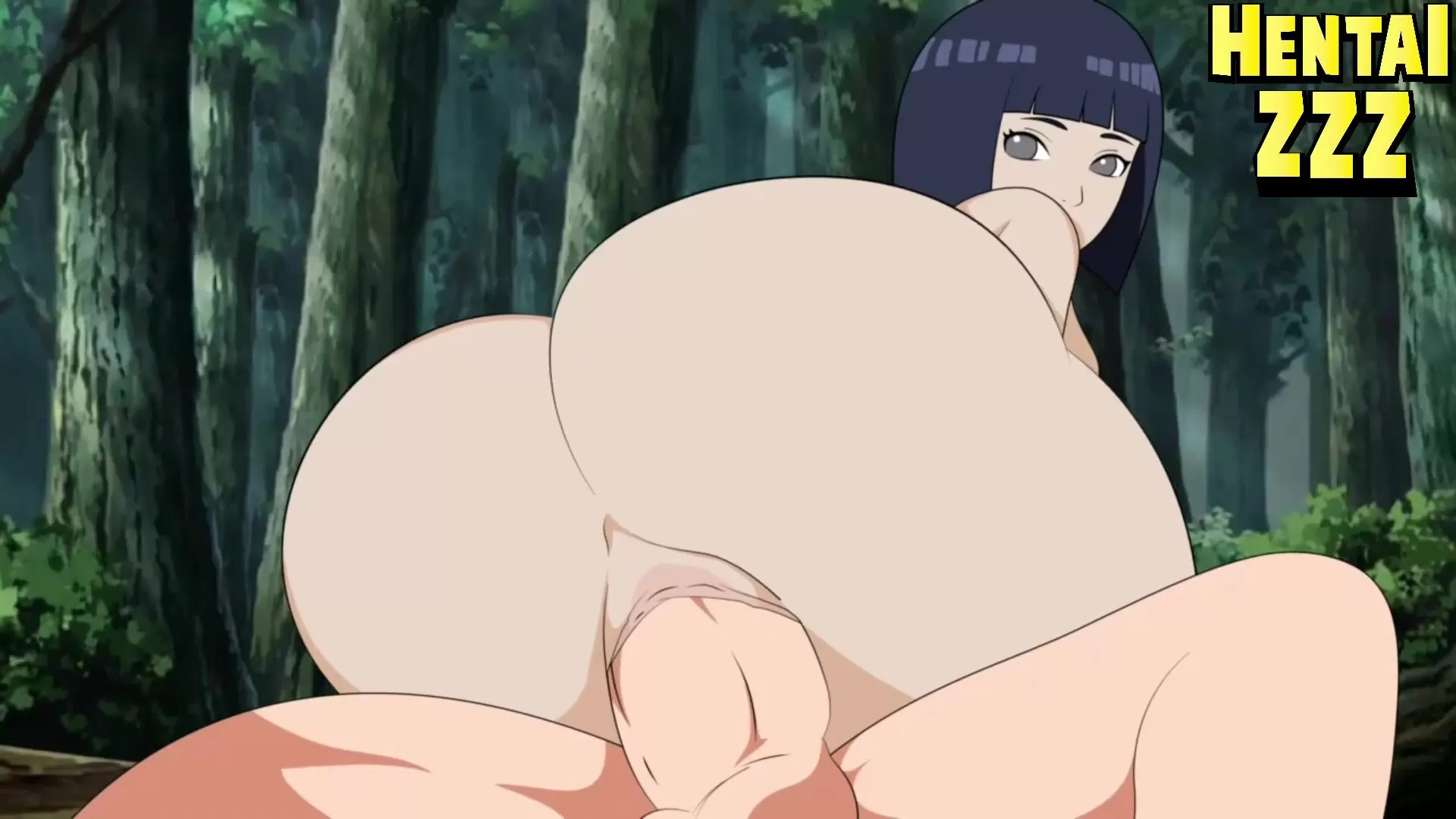 Fat Juicy Ass Anime - NARUTO - HINATA BOUNCES HER JUICY ASS ON COCK at Zeenite