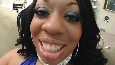 Fellow fucks black booty beauty in sexual orange lingerie - 11 image
