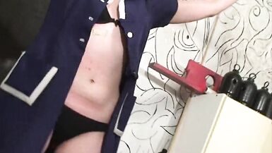 The slave gets spanked really hard after the nipple torture - 4 image