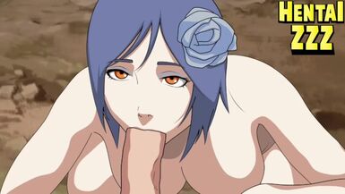 KONAN NEEDED TO SWALLOW NARUTO'S BIG COCK - 1 image