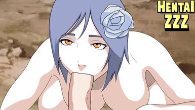 KONAN NEEDED TO SWALLOW NARUTO'S BIG COCK - 11 image
