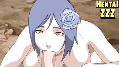 KONAN NEEDED TO SWALLOW NARUTO'S BIG COCK - 14 image