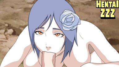 KONAN NEEDED TO SWALLOW NARUTO'S BIG COCK - 3 image