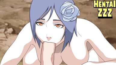 KONAN NEEDED TO SWALLOW NARUTO'S BIG COCK - 5 image