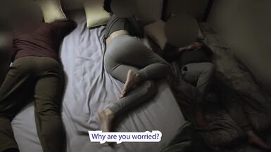 "Branquinha" fucks her husband's cousin in the couple's bed. - 3 image