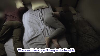 "Branquinha" fucks her husband's cousin in the couple's bed. - 8 image