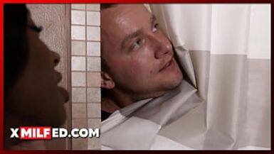 Cleaning the Floor Milf Butt Fucked by her Son in Law - September Reign - 1 image