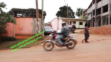 the mboa motorcycle taxi driver with his client in the undergrowth of the village. exclusivity on xvideos - 2 image