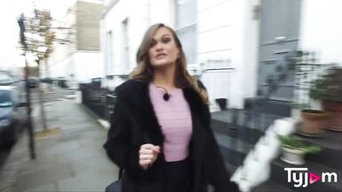 Hot Brunette Honour May fucks hard in the bathroom - 2 image