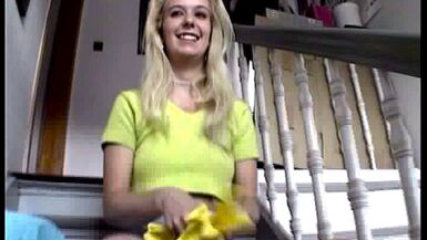 Gorgeous german housewife fucks two strangers one by one, 90's retro - 1 image