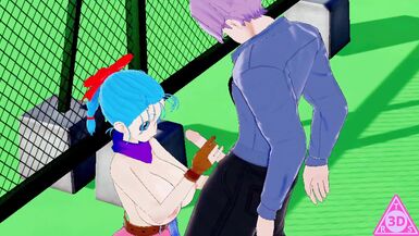 KOIKATSU Trunks Bulma Dragon Ball, have sex blowjob handjob and cumshot uncensored... Thereal3dstories - 2 image