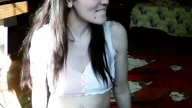 Big cum shot on pretty face