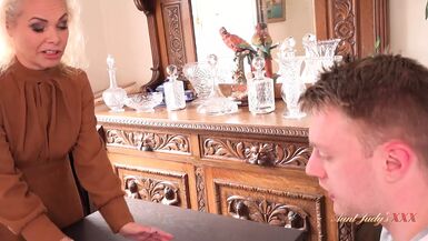 AuntJudysXXX - 49yo Horny Stepmom Francesca Catches her Stepson Watching Porn