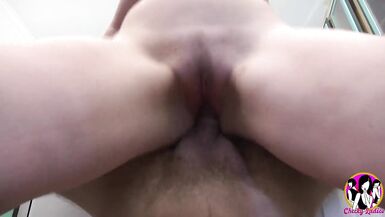 Big boobs milf having a good assfuck on the kitchen table - 14 image