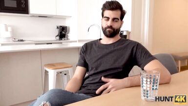HUNT4K. Guy watches how buddy nails his pretty girlfriend after shower - 3 image