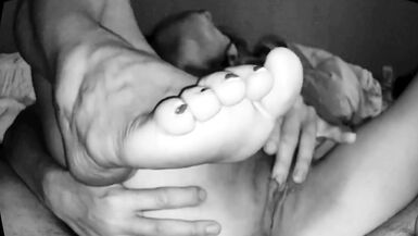 JOI : StepMom Loves When StepSon Jerks Dick On Her Soles Of Feet - 14 image