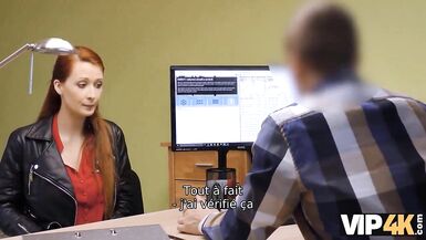 VIP4K. The man will long remember the pussy of the tender redhead - 2 image