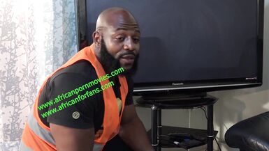 Muscular handyman repairman and his boss in a workshop during work at mboa. Exclusivity on XVIDEOS - 10 image