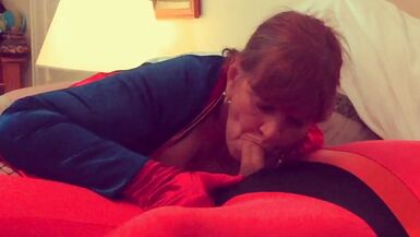 Supergirl sucks mister incredible