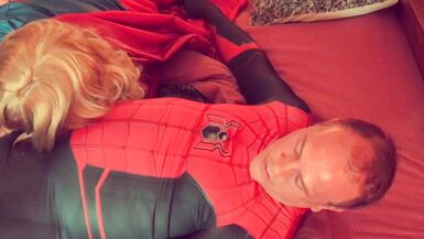 Supergirl sucks Spiderman - 11 image