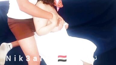 An Egyptian boy doing a massage and feeling on the tits of an adult. Zbru stands up, so tell me, don't worry, Mama