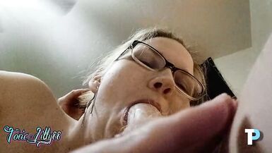 PAWG BBW MILF Toxic Lilly Close Up BJ on Tyson Phoenix - 3 image