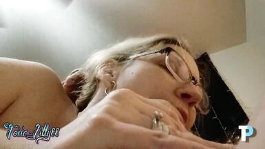 PAWG BBW MILF Toxic Lilly Close Up BJ on Tyson Phoenix - 5 image