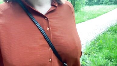 DRIPPING WET PUSSY JUICE in OUTDOOR de NYMPHOMANIAC EXHIBITIONIST. - 13 image