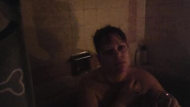 Candle lit bath after a long day