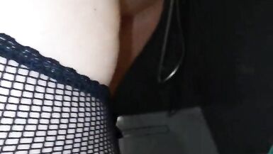 Pissing on my sex slave milf stepmom submissive slut porta potty close up 4k - 11 image