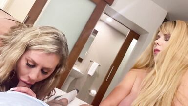 DUAS MAMALHUDAS ORDENHAM O SEU FÃ EM BJ DUPLO - KAREN FISHER LILA LOVELY - 8 image