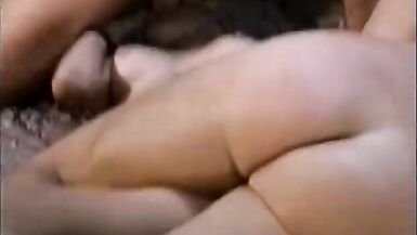 Slutty inexperienced blonde gets double penetrated for the first time and loves it - 7 image