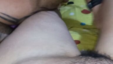 he eats my feet and my hairy cunt - 5 image