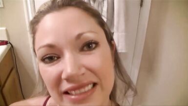 blowjob and speedjob ending in her getting blasted - 15 image