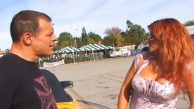 Awesome redhead MILF loves riding big cock - 3 image
