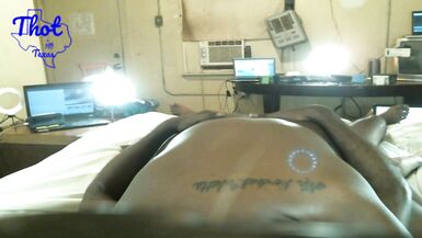 Thot in Texas - Ebony BBW Wet Pussy and Saggy Tits Mom boobs - 3 image