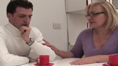 The mature blonde loves getting fucked by a hard inexperienced cock - 3 image