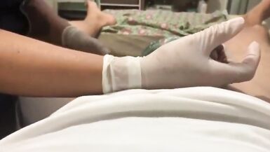 AsianMassageMaster dot com: 4 Hand Massage, Waxing, and Then Fucking the Massage Girl at Asian Spa - 7 image
