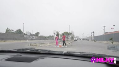 A very flirtatious milf with a big ass was selling on the street but nobody paid attention to her - 2 image