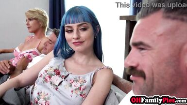 Its family time big ass Jewelz Blu said and started sucking big hard cock and her mommy Kit Mercer sucked another cock - 8 image